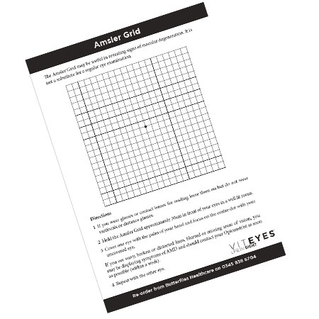 AMD Amsler Charts (pads of 50)
