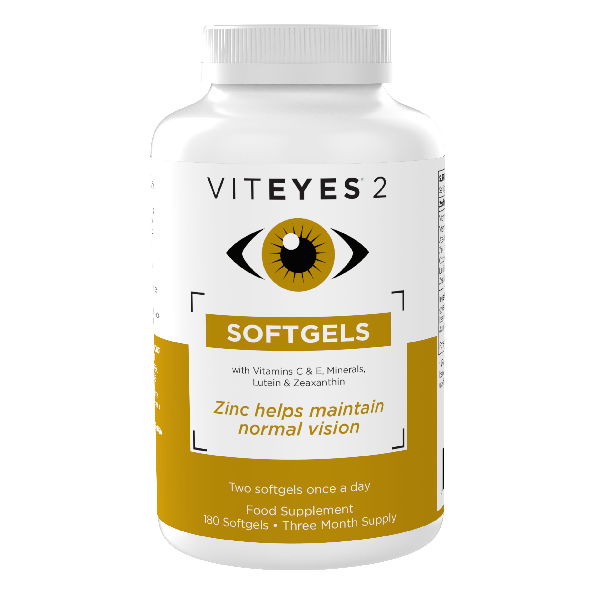 Bottle of Viteyes 2 SOFTGELS