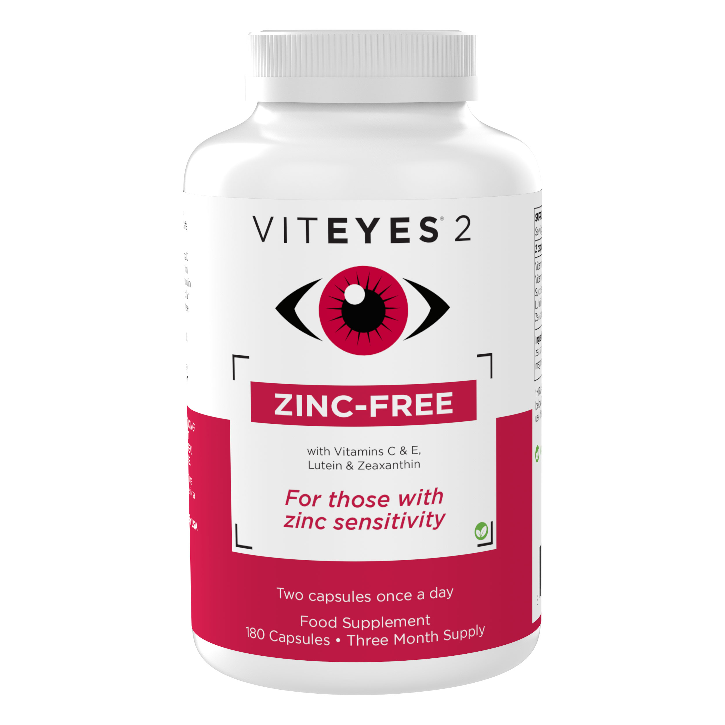 Bottle of Viteyes 2 Zinc Free